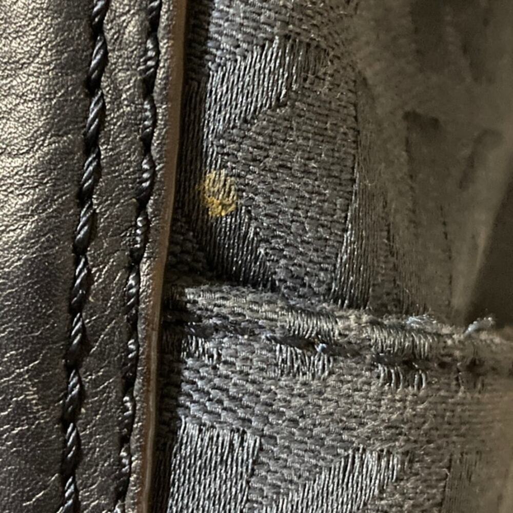 MICHAEL KORS LARGE NAVY CANVAS SIGNATURE PRINT SHOULDER BAG - Picture 16 of 16